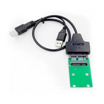 Mini Pcie Msata 3X5 Ssd To 1.8 inch Micro-Sata Adapter Card + Usb Micro-Sata Cable 7+9Pin 13Pin Usb To Ssd Usb To Mini Pcie
Mini Pcie Msata 3X5 Ssd To 1.8 inch Micro-Sata Adapter Card + Usb Micro-Sata Cable 7+9Pin 13Pin Usb To Ssd Usb To Mini Pcie