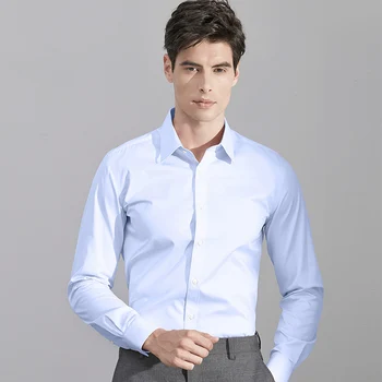 Brand New Men's High Quality Classic Solid Color Regular Fit Dress Shirt Romantic Wedding Groom Special Suit Shirt for Men
Brand New Men's High Quality Classic Solid Color Regular Fit Dress Shirt Romantic Wedding Groom Special Suit Shirt for Men