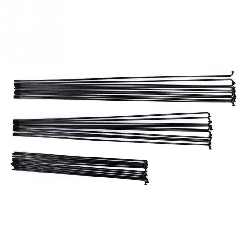 10Pcs/set Mountain Road Bike Steel 14g Spokes Black High Strength Bicycle Spokes 12mm Nipples 170-286mm for Mountain Bike #10
10Pcs/set Mountain Road Bike Steel 14g Spokes Black High Strength Bicycle Spokes 12mm Nipples 170-286mm for Mountain Bike #10