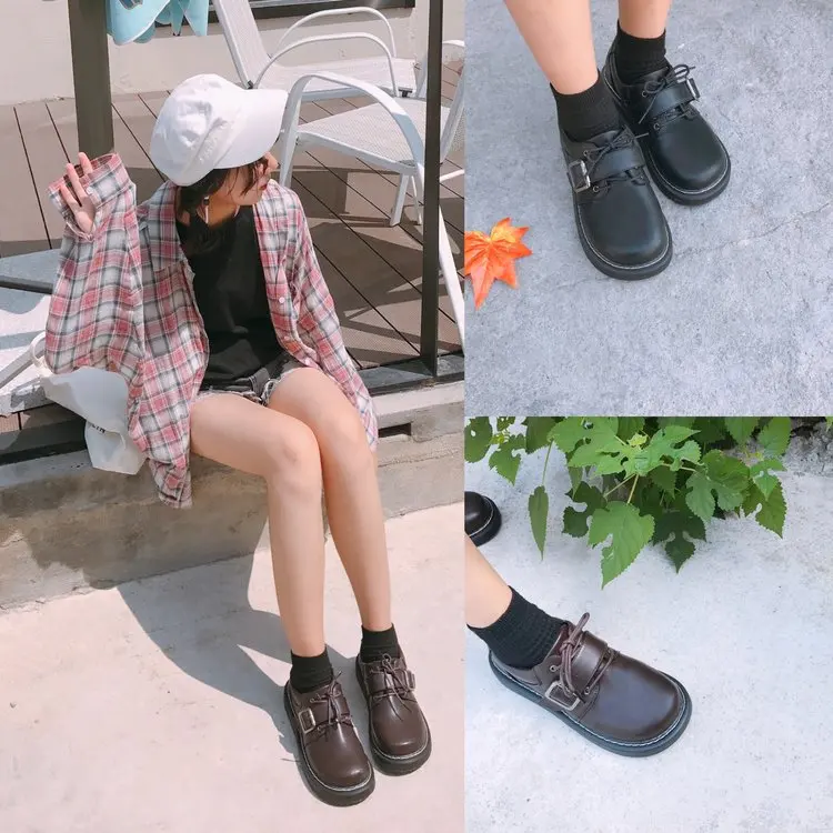 2018 new Korean fashion versatile flat shoes retro college wind England shoes muffin bottom trend street shooting flat shoes
2018 new Korean fashion versatile flat shoes retro college wind England shoes muffin bottom trend street shooting flat shoes