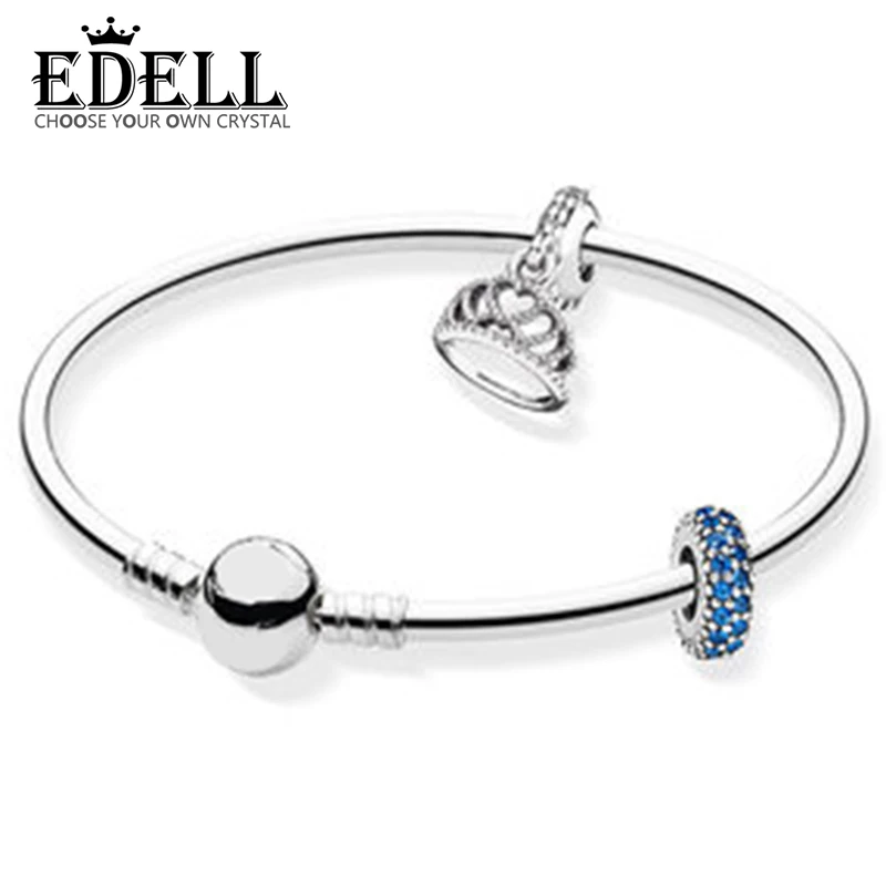EDELL 100% 925 Sterling Silver Brand New 1:1 Glamour Noble Crown Bracelet Set Elegant Temperament Ladies Bracelet Set
EDELL 100% 925 Sterling Silver Brand New 1:1 Glamour Noble Crown Bracelet Set Elegant Temperament Ladies Bracelet Set