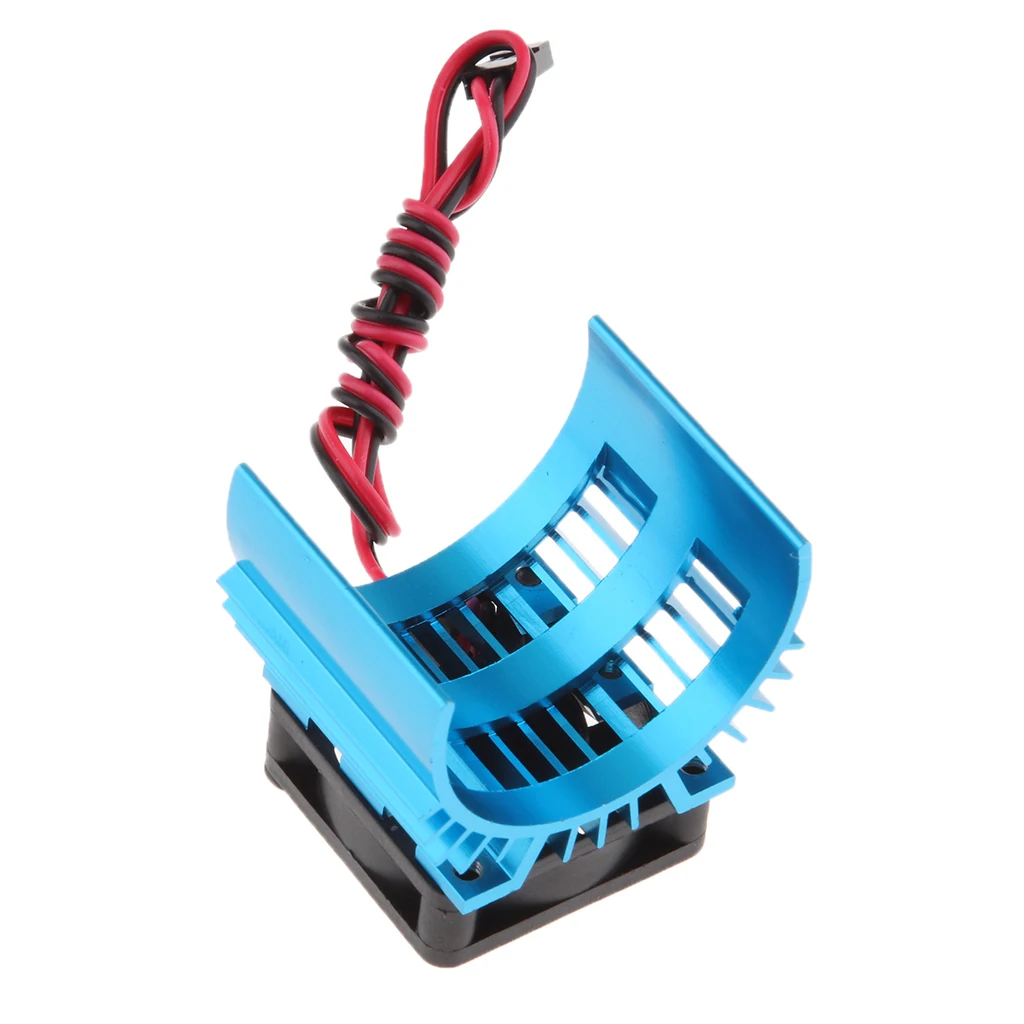 1110/540/550 Motor Heat Sink with Fan Cooling for HSP Sakura Traxxas RC 1:10 RC Car Parts Accessory Blue