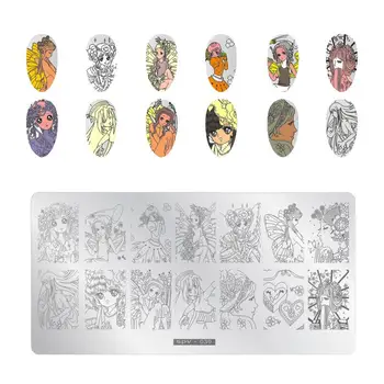 1Pc Cartoon Rectangle Nail Stamping Various Cartoon Character Image Stamp Templates DIY Nail Art Stamping Plate Stencils SPV0140
1Pc Cartoon Rectangle Nail Stamping Various Cartoon Character Image Stamp Templates DIY Nail Art Stamping Plate Stencils SPV0140