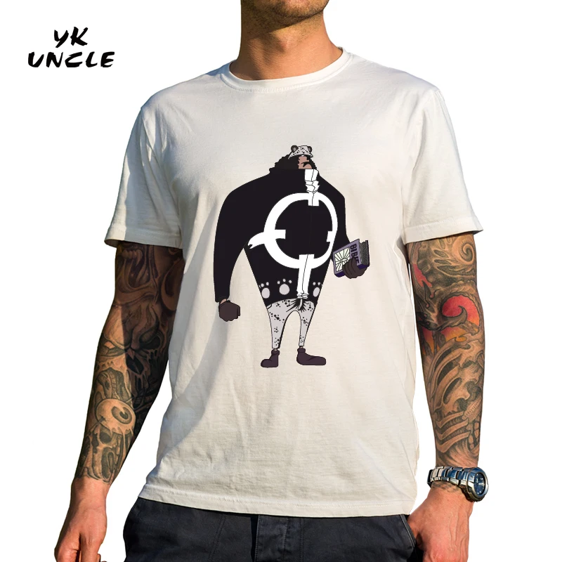 YK UNCLE Brand Summer Casual Fashion One Piece Character Bartholemew Kuma Printing White O-neck Cotton Short Sleeve Men T-shirts
YK UNCLE Brand Summer Casual Fashion One Piece Character Bartholemew Kuma Printing White O-neck Cotton Short Sleeve Men T-shirts