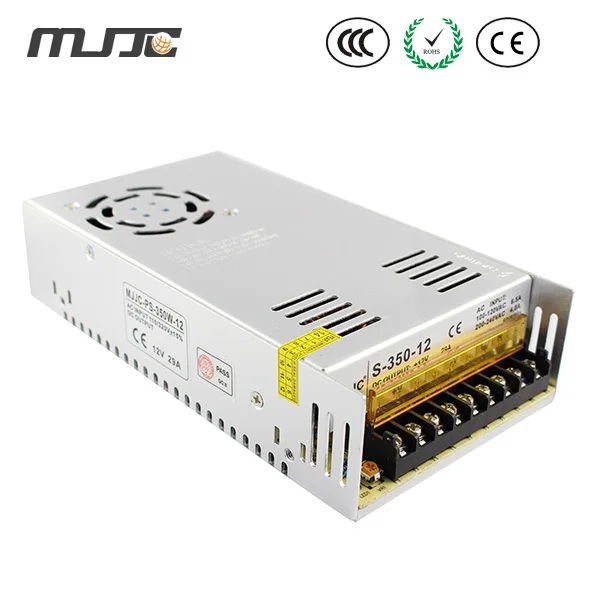 MJJC 12V 29A led Swicthing Power Supply 350w Power Switch with 110V/220V input cooling fan for led lights/camera power
MJJC 12V 29A led Swicthing Power Supply 350w Power Switch with 110V/220V input cooling fan for led lights/camera power