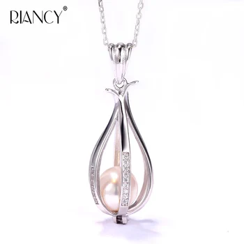 Fashion Wishing Box Cage Pearl Pendant Necklace 925 Sterling Silver Jewelry For Women Natural Freshwater Pearl Beads Pendants
Fashion Wishing Box Cage Pearl Pendant Necklace 925 Sterling Silver Jewelry For Women Natural Freshwater Pearl Beads Pendants
