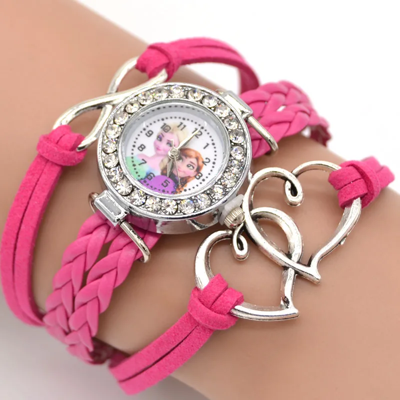 Fashion jewelry Cartoon Figure Girls Heart Charm Bracelets Kids Gift Bracelet Watch
Fashion jewelry Cartoon Figure Girls Heart Charm Bracelets Kids Gift Bracelet Watch