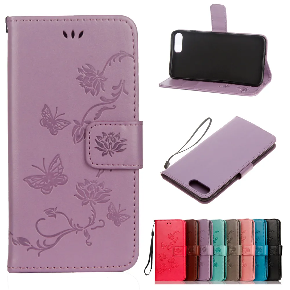 Для Apple iPhone 7 Plus случае чистый цвет бабочки лотоса Крышка для A1661 A1784 iPhone7 IP7 + Case Coque