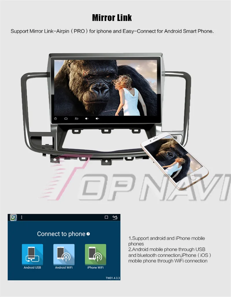car player android For Nissan Teana 2011