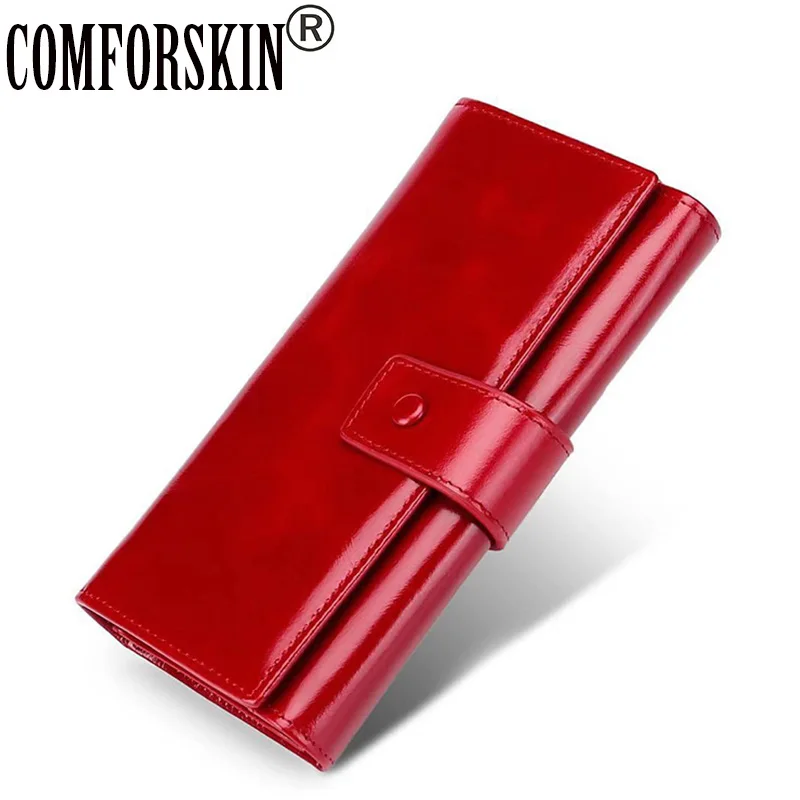 COMFORSKIN Genuine Leather Small Mobile Phone Bag Long Fashion Women Leather Wallet European And American Style Organizer Wallet
COMFORSKIN Genuine Leather Small Mobile Phone Bag Long Fashion Women Leather Wallet European And American Style Organizer Wallet