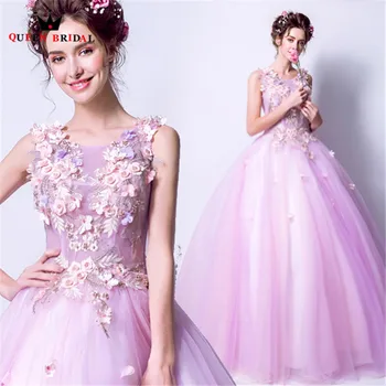 QUEEN BRIDAL Evening Dresses Ball Gown 3D Flowers Beaded Elegant Long Formal Party Prom Dress 2020 New Vestido De Festa LS71
QUEEN BRIDAL Evening Dresses Ball Gown 3D Flowers Beaded Elegant Long Formal Party Prom Dress 2020 New Vestido De Festa LS71