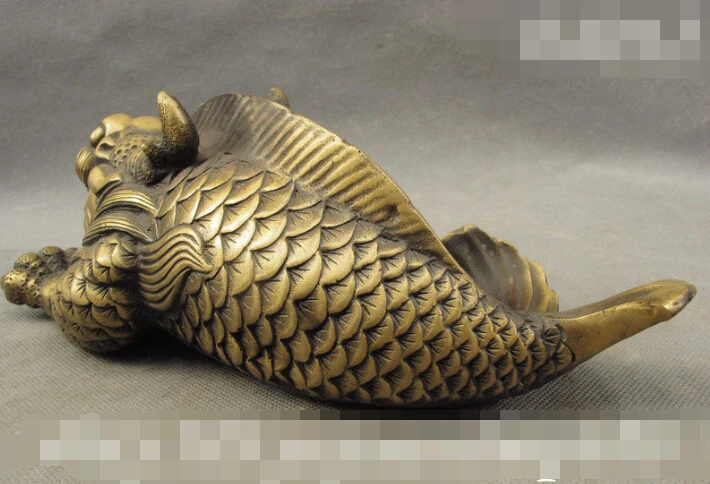 S0472 10" Folk FengShui Chinese Bronze Exorcism Dragon Fish Beast Statue Sculpture Set
S0472 10" Folk FengShui Chinese Bronze Exorcism Dragon Fish Beast Statue Sculpture Set