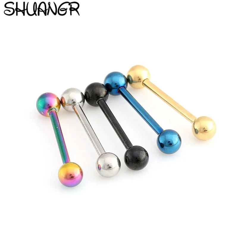 SHUANGR Unisex Tongue Ring Men Goth Punk Clip On Fake Piercing Body Nose Lip Rings Hoop Ear Tongue Ring Women 6 Colors
SHUANGR Unisex Tongue Ring Men Goth Punk Clip On Fake Piercing Body Nose Lip Rings Hoop Ear Tongue Ring Women 6 Colors