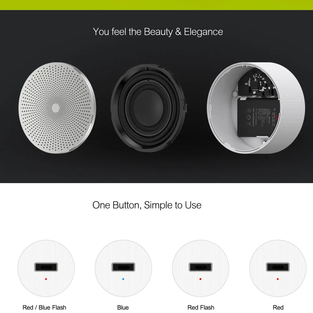 Xiaomi Mi Bluetooth Speaker Stereo Wireless Mini Portable Bluetooth Speakers Music MP3 Player Small Steel Round Speaker 100% Original (11)