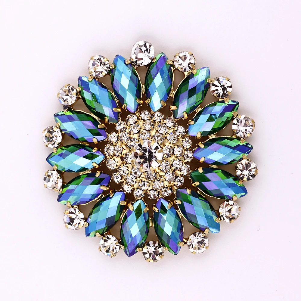 55mm Green AB Round Flower Sew On Rhinestone With Claw Metal Setting Rhinestone applique Buttons For Party Dance clothes Shoes
55mm Green AB Round Flower Sew On Rhinestone With Claw Metal Setting Rhinestone applique Buttons For Party Dance clothes Shoes