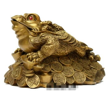 mrui 12" China Folk Frog Golden Toad Ingot Coin Lucky Bronze Statue Figurine wholesale Bronze Arts outlets
mrui 12" China Folk Frog Golden Toad Ingot Coin Lucky Bronze Statue Figurine wholesale Bronze Arts outlets