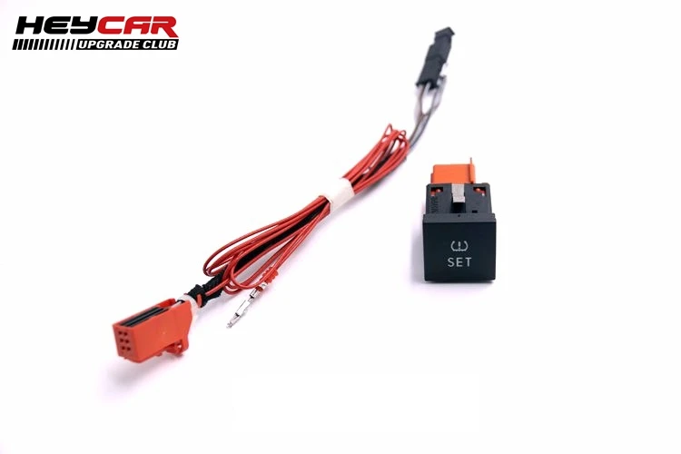 6FOR VW Golf MK6 Jetta 5 6 MK5 MK6 Scirocco SET TPMS Tire Tyre Pressure Warning Button with Wire 1K0927121B 1K0 927 121 B