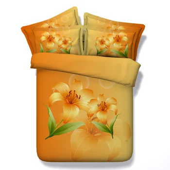 3d printed orange flower Bedding Set single double full queen king cal king size bedding adult duvet cover home decoration
3d printed orange flower Bedding Set single double full queen king cal king size bedding adult duvet cover home decoration