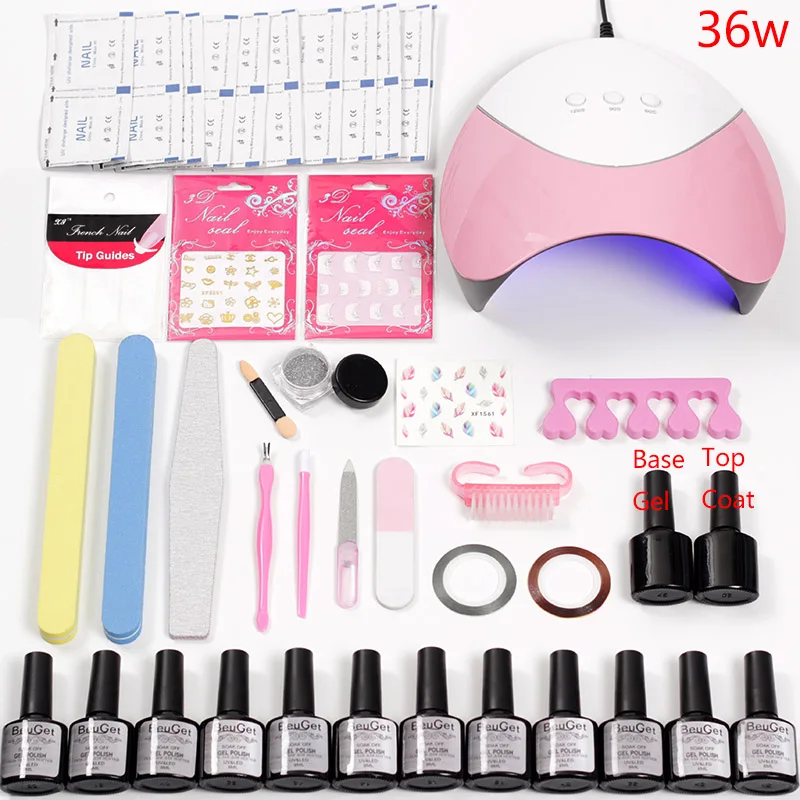 Lamp Led Manicure Acrylic Nail Kit Semi-permanent Stay Nails Tools Laser Powder Set Polish Gel Manicure Set 36w Led Uv Lamp
Lamp Led Manicure Acrylic Nail Kit Semi-permanent Stay Nails Tools Laser Powder Set Polish Gel Manicure Set 36w Led Uv Lamp