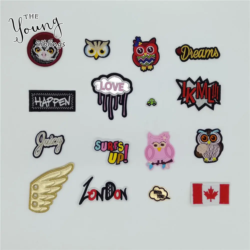 Hot sale Cartoon Hot melt adhesive Applique Embroidery Iron on patch Badges DIY Sewing Clothing Accessories Supplies C6419-C6435
Hot sale Cartoon Hot melt adhesive Applique Embroidery Iron on patch Badges DIY Sewing Clothing Accessories Supplies C6419-C6435