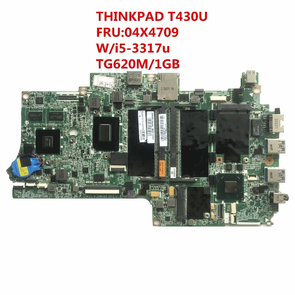 For Lenovo THINKPAD T430U Laptop Motherboard FRU:04X4709 With i5-3317U CPU GT620M 1GB GPU UM77 MainBoard 100% Tested Fast Ship
For Lenovo THINKPAD T430U Laptop Motherboard FRU:04X4709 With i5-3317U CPU GT620M 1GB GPU UM77 MainBoard 100% Tested Fast Ship