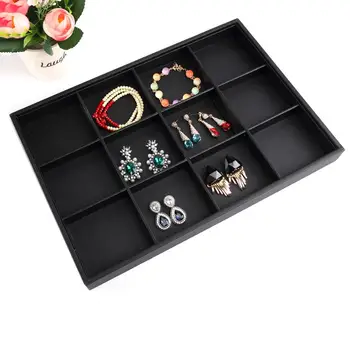 Black Soft PU Jewelry Box Elegant Earring Case Jewelry Box Wedding Gift Bracelet Display Tray Case Box 2018 New Fashion
Black Soft PU Jewelry Box Elegant Earring Case Jewelry Box Wedding Gift Bracelet Display Tray Case Box 2018 New Fashion