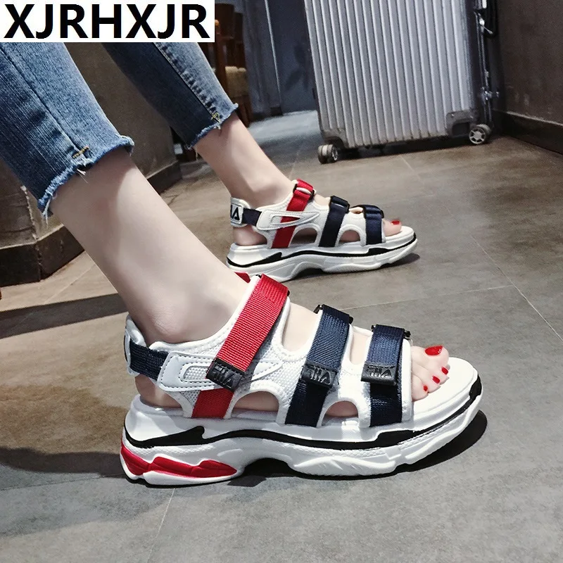 XJRHXJR Leisure 2019 New Woman Sandals 5cm Heels Women Summer Platform Thick Soled Shoes High Heels Wedges Casual Beach Slides
XJRHXJR Leisure 2019 New Woman Sandals 5cm Heels Women Summer Platform Thick Soled Shoes High Heels Wedges Casual Beach Slides