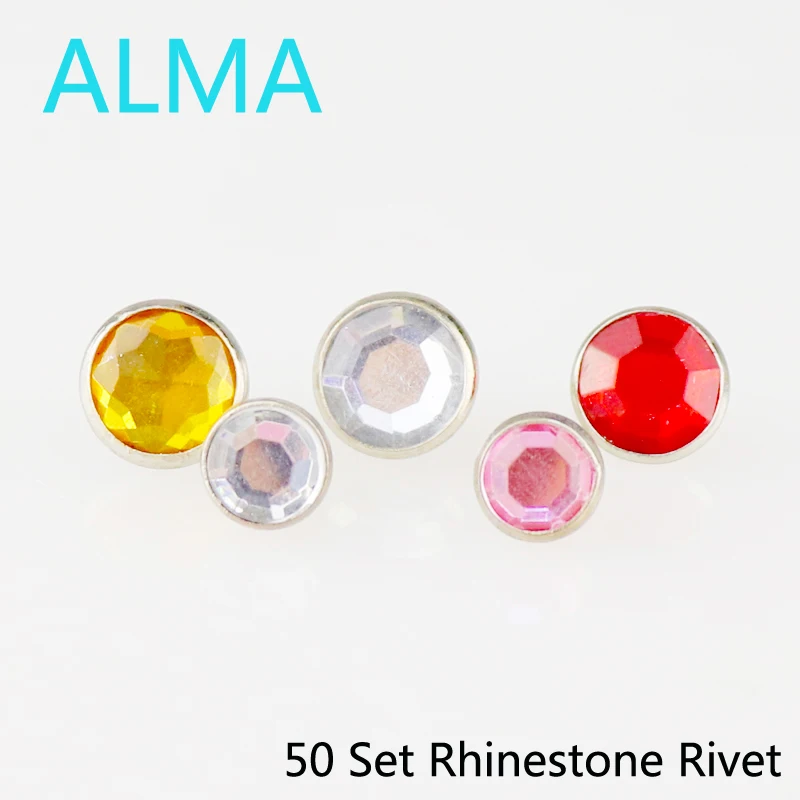 Rhinestone Metal Brass rivets 50 set Pink Red Part a with cap pin metal bag rivet Spikes Studs for DIY handmade Clothing shoes
Rhinestone Metal Brass rivets 50 set Pink Red Part a with cap pin metal bag rivet Spikes Studs for DIY handmade Clothing shoes