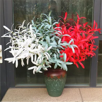 Fake Single Stem Olive branch 35.43" Length Simulation Green Plant Greenery for Wedding Home Decorative Artificial Plants
Fake Single Stem Olive branch 35.43" Length Simulation Green Plant Greenery for Wedding Home Decorative Artificial Plants