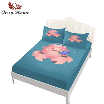 3pcs Cartoon Crab Pattern Fitted Sheet Set Washable Mattress Cover with 2 Pillow Shams Children Presents
3pcs Cartoon Crab Pattern Fitted Sheet Set Washable Mattress Cover with 2 Pillow Shams Children Presents