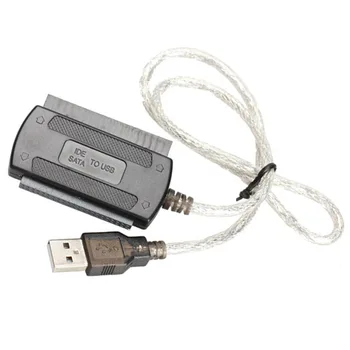 USB 2.0 to IDE SATA 5.25 S-ATA 2.5/3.5 Inch Hard Disk Adapter Cable for PC Laptop SGA998
USB 2.0 to IDE SATA 5.25 S-ATA 2.5/3.5 Inch Hard Disk Adapter Cable for PC Laptop SGA998