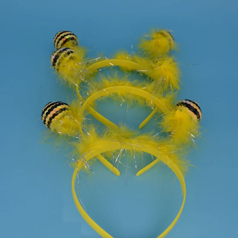 Yellow Feather Bee Ant Fly Ladybug Alien Headband Antenna Bug Head Band Halloween
Yellow Feather Bee Ant Fly Ladybug Alien Headband Antenna Bug Head Band Halloween