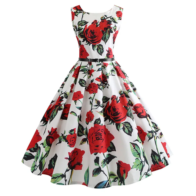 2018 Women Floral Print Vintage Dress Plus Size New Pin Up Summer Dresses Retro 50s Rockabilly Party Sundress Feminino Vestidos
2018 Women Floral Print Vintage Dress Plus Size New Pin Up Summer Dresses Retro 50s Rockabilly Party Sundress Feminino Vestidos