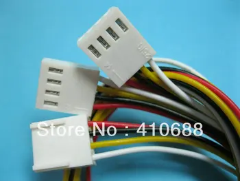 100 Pcs 2510 Pitch 2.54mm 4 Pin Female Connector with 26AWG 300mm Leads Cable 
100 Pcs 2510 Pitch 2.54mm 4 Pin Female Connector with 26AWG 300mm Leads Cable