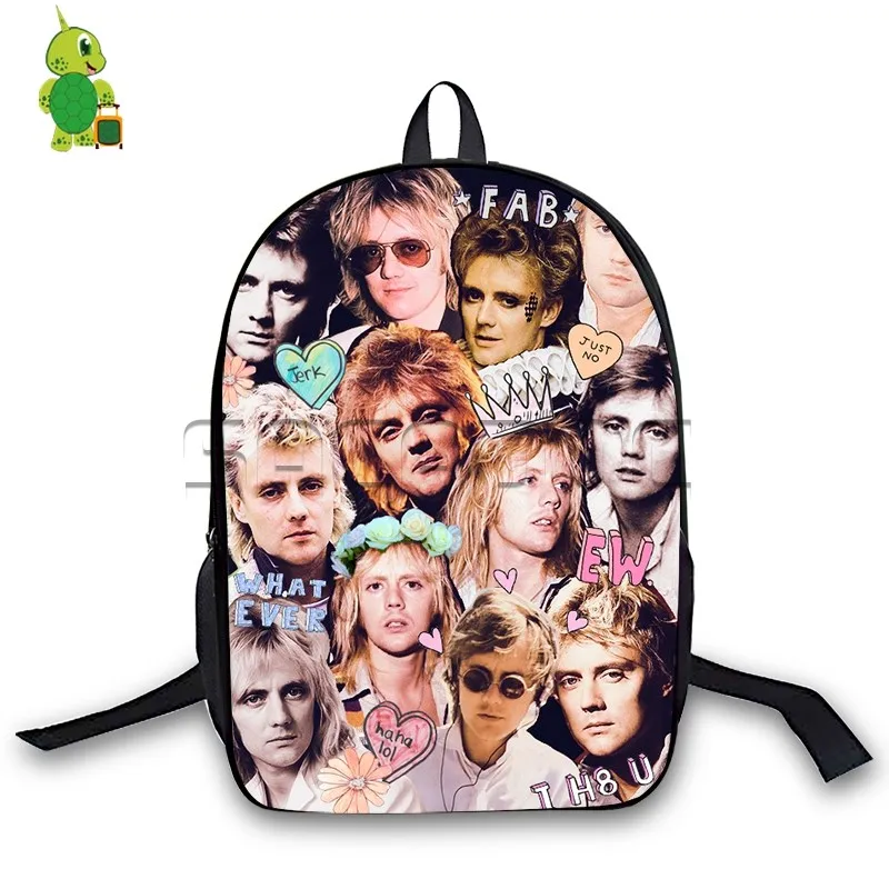 Roger Taylor Rock Star Collages Backpack Women Men Laptop Backpack Famous Legend Band Travel Rucksack Children School Bags
Roger Taylor Rock Star Collages Backpack Women Men Laptop Backpack Famous Legend Band Travel Rucksack Children School Bags