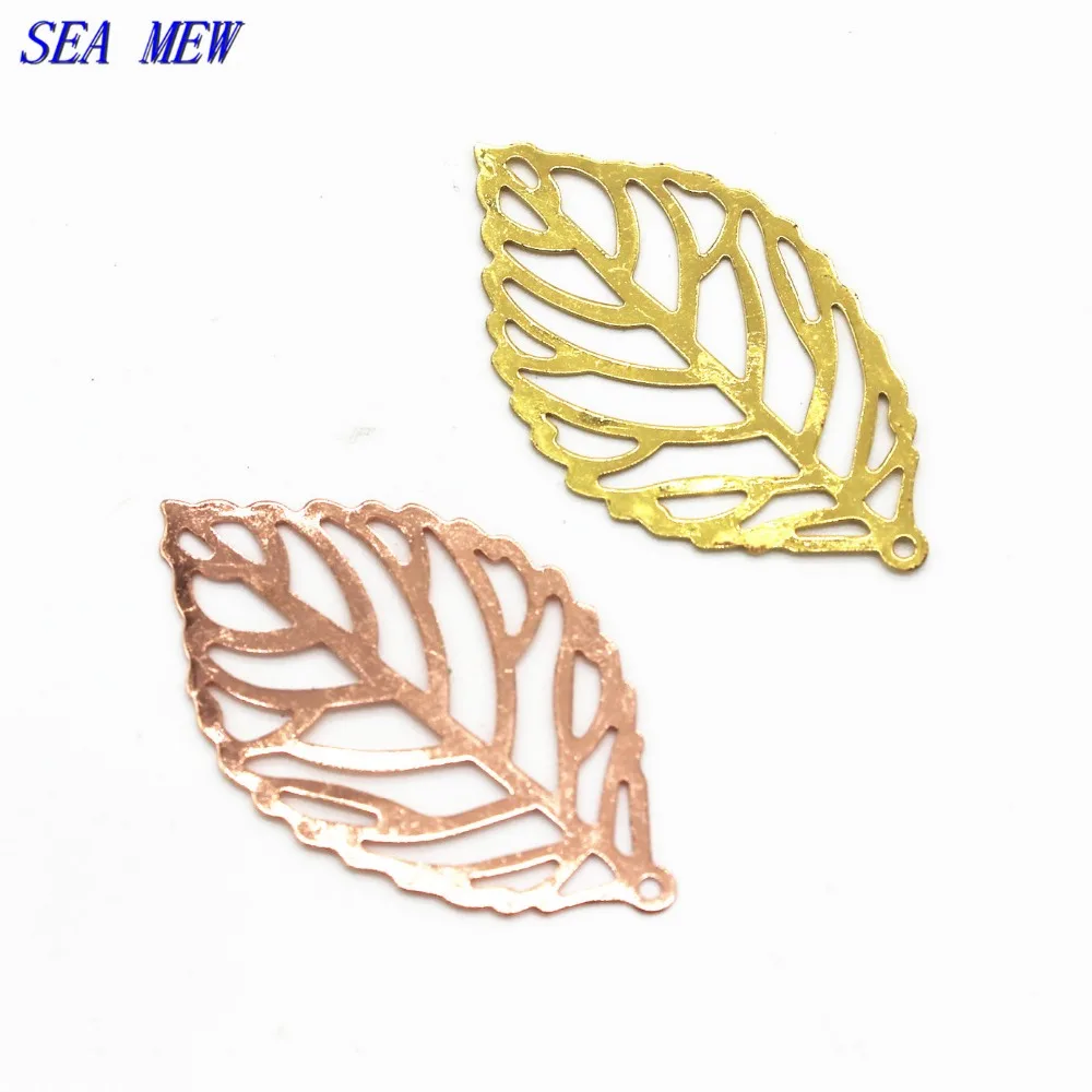 SEA MEW 35*20mm Vintage Brass Hollow Out Filigree Leaf Pendant Charm DIY Jewelry Findings cy1212
SEA MEW 35*20mm Vintage Brass Hollow Out Filigree Leaf Pendant Charm DIY Jewelry Findings cy1212