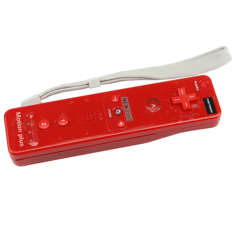 For Nintendo 2 in 1 For Wiimote Built in Motion Plus Inside Remote Controller For Wii Remote Motionplus With Silicone Case 15