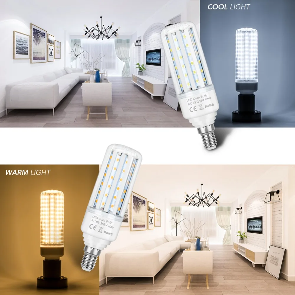 Bombillas Led E27 15W Led Corn Bulb E14 LED Lights Bulb 5W 10W High Power Lamparas 85-265V 20W Indoor Chandelier Light SMD 2835
Bombillas Led E27 15W Led Corn Bulb E14 LED Lights Bulb 5W 10W High Power Lamparas 85-265V 20W Indoor Chandelier Light SMD 2835