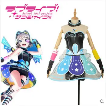 Hot Anime LoveLive!Sunshine! COSPLAY Watanabe You COS Halloween Party sweet and cute Lolita Game style Costumes
Hot Anime LoveLive!Sunshine! COSPLAY Watanabe You COS Halloween Party sweet and cute Lolita Game style Costumes