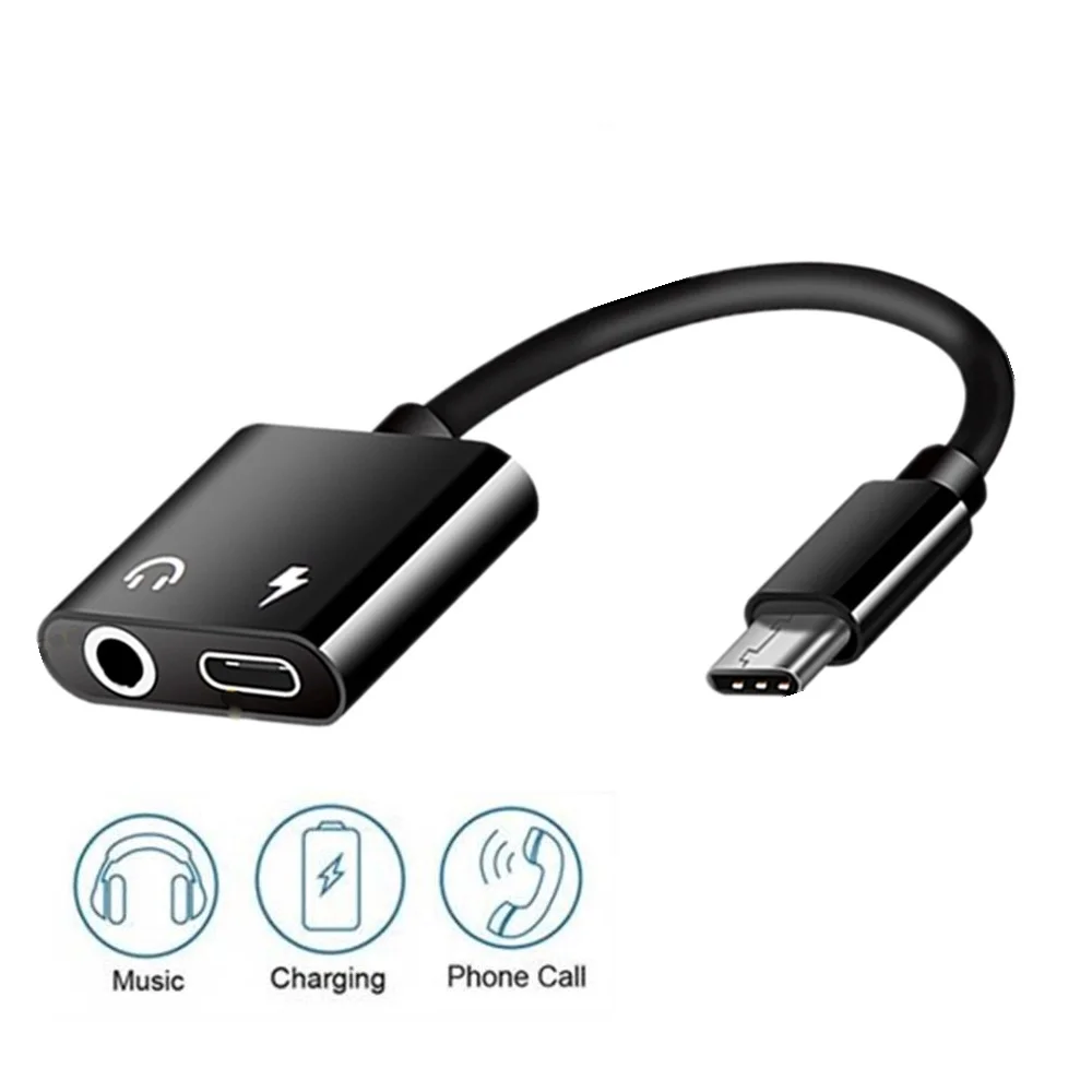 FULCOL 2in1 Type C Adapter Charge Aux Audio Music Adapter Type C to 3.5mm Earphone Jack Adapter For Xiaomi Mi 6 Huawei
FULCOL 2in1 Type C Adapter Charge Aux Audio Music Adapter Type C to 3.5mm Earphone Jack Adapter For Xiaomi Mi 6 Huawei