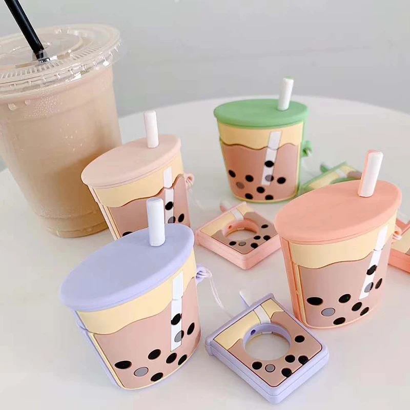 For AirPods Case Cute Milk Tea Pattern Protective Cover For iPhone X Bluetooth Wireless Earphone Case For Airpods 2 Accessories
For AirPods Case Cute Milk Tea Pattern Protective Cover For iPhone X Bluetooth Wireless Earphone Case For Airpods 2 Accessories