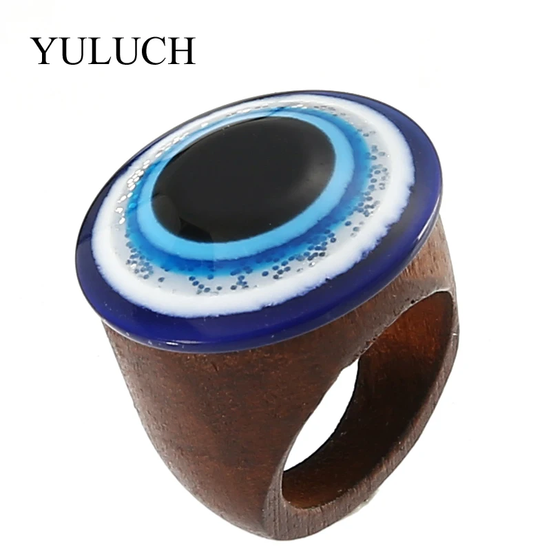 YULUCH Eye of the Eevil Rings High Quanlity Wood National Geographic Style Rings For Women Men Blue Eyes Jewelry Wholesale
YULUCH Eye of the Eevil Rings High Quanlity Wood National Geographic Style Rings For Women Men Blue Eyes Jewelry Wholesale
