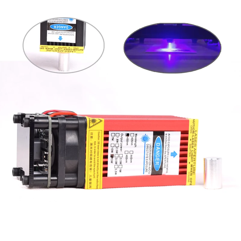 450nm 15000mW 12V High Power TTL Adjustable Focus Blue Laser Module DIY Laser engraver accessories 15W 5.5W 2.5W 3.5 laser head
450nm 15000mW 12V High Power TTL Adjustable Focus Blue Laser Module DIY Laser engraver accessories 15W 5.5W 2.5W 3.5 laser head