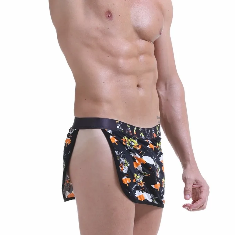 Brand Nylon Sexy Sides Split Men Underwear Ice Silk Men's Cueca Homewear Boxer Pant U Convex Pouch Elastic for Man Sleep Bottoms
Brand Nylon Sexy Sides Split Men Underwear Ice Silk Men's Cueca Homewear Boxer Pant U Convex Pouch Elastic for Man Sleep Bottoms