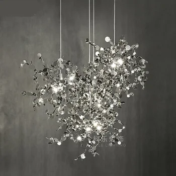 New Zealand modern creative art stainless steel restaurant cafe bar decoration pendant light ZH FG454
New Zealand modern creative art stainless steel restaurant cafe bar decoration pendant light ZH FG454