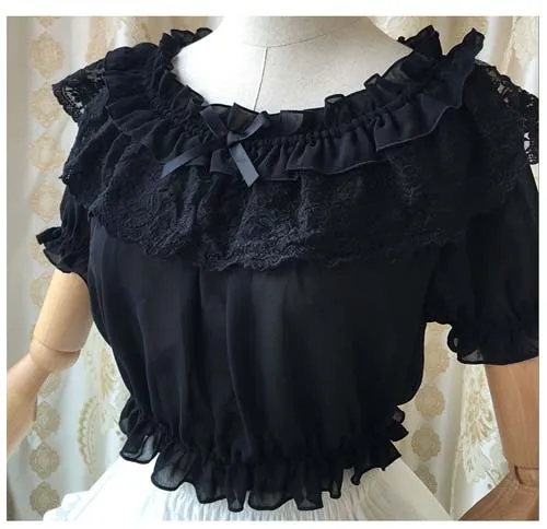 Mori Girl Doll Bowknot Lolita Puff Sleeve Tops Sweet Blouse Princess Cosplay New Women Shirt
Mori Girl Doll Bowknot Lolita Puff Sleeve Tops Sweet Blouse Princess Cosplay New Women Shirt
