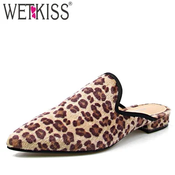 WETKISS Leopard 2019 New Women Slides Summer Low Heels Slippers Woman Sexy Slides Shoes Ladies Pointed Toe Mules Shoes Female
WETKISS Leopard 2019 New Women Slides Summer Low Heels Slippers Woman Sexy Slides Shoes Ladies Pointed Toe Mules Shoes Female