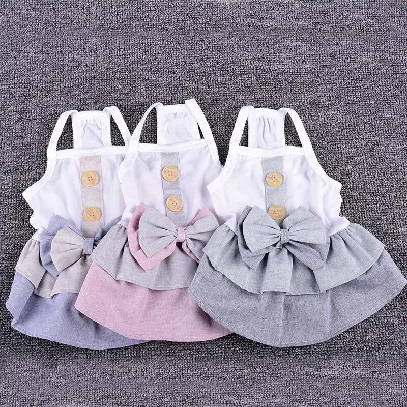 Pet Summer Clothes Mini Dress Dogs Princess Dresses Wedding Dress For Small Dog Clothing
Pet Summer Clothes Mini Dress Dogs Princess Dresses Wedding Dress For Small Dog Clothing
