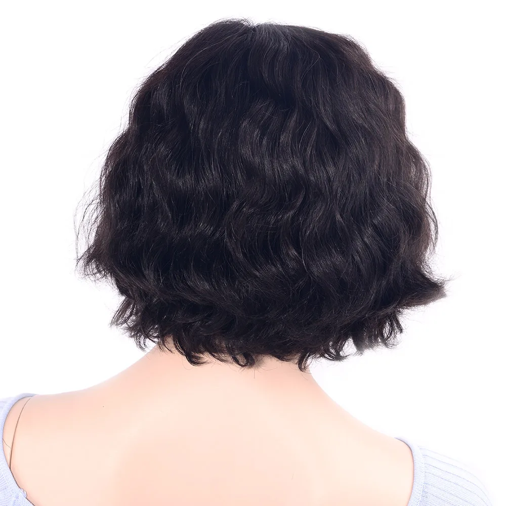 LADYSTAR Lace Part Hand Made Natural Color Remy Human Hair Short Bobo Curly Wigs No Shedding No Tangle Can be Dyed And Bleached
LADYSTAR Lace Part Hand Made Natural Color Remy Human Hair Short Bobo Curly Wigs No Shedding No Tangle Can be Dyed And Bleached