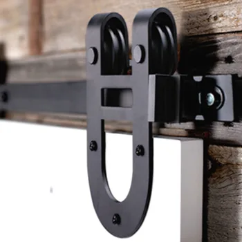 (USA Free shipping) 4ft - 8.2ft Black Antique Horseshoe Solid Steel Sliding Rolling Barn Door Hardware Kit for Single Wood Doors
(USA Free shipping) 4ft - 8.2ft Black Antique Horseshoe Solid Steel Sliding Rolling Barn Door Hardware Kit for Single Wood Doors